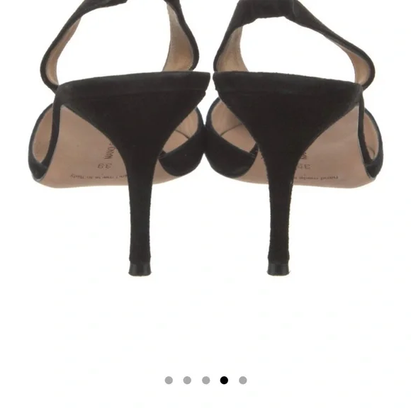 Manolo Blahnik Suede Slingback Pumps 8.5 (39) - Picture 4 of 5